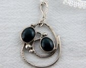 Heliotrope Artisan Pendant in Sterling Silver, romantic jewelry, for her, for him, prom, graduation, summer jewelry