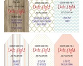 Printable Custom Date Night Coupon Book