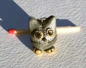 Free Shipping Robot Owl Charm - Steampunk