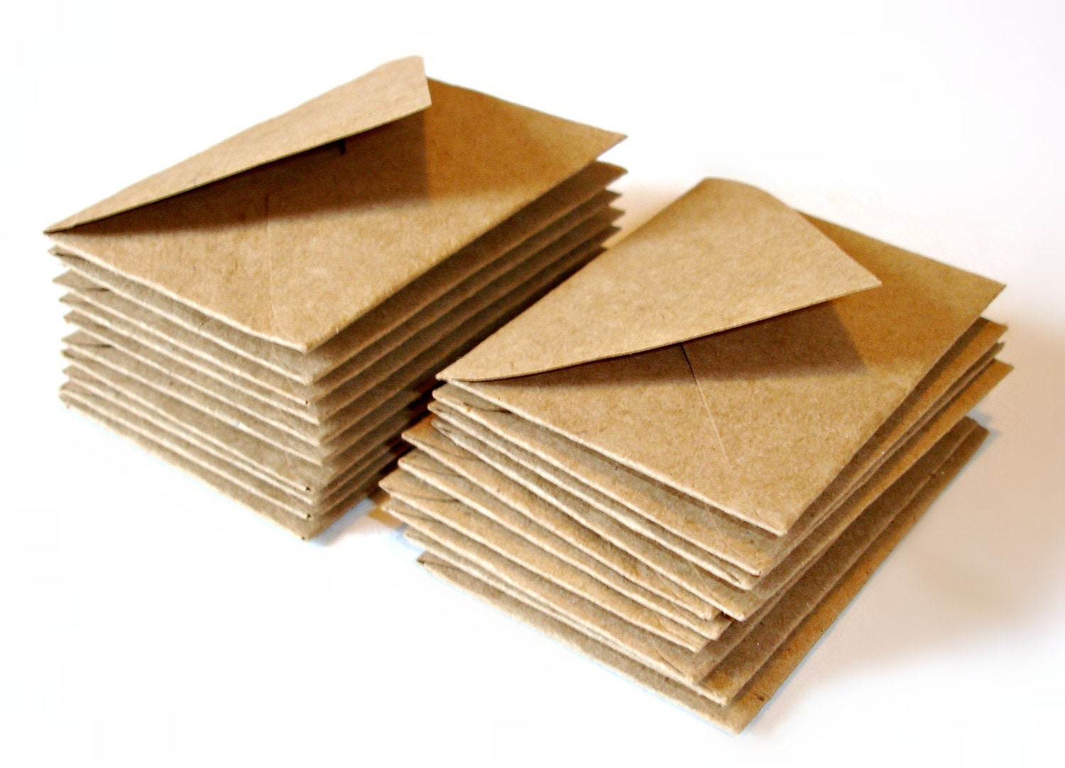 Kraft miniature envelopes mini envelopes 1 dozen cute small envelopes mini kraft envelopes