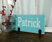 Personalized home decor with name, mason jar  and hooks, key holder,coat rack great gift......
