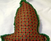 Fabric Bell Christmas Ornament (4 to choose from-price is for 1)