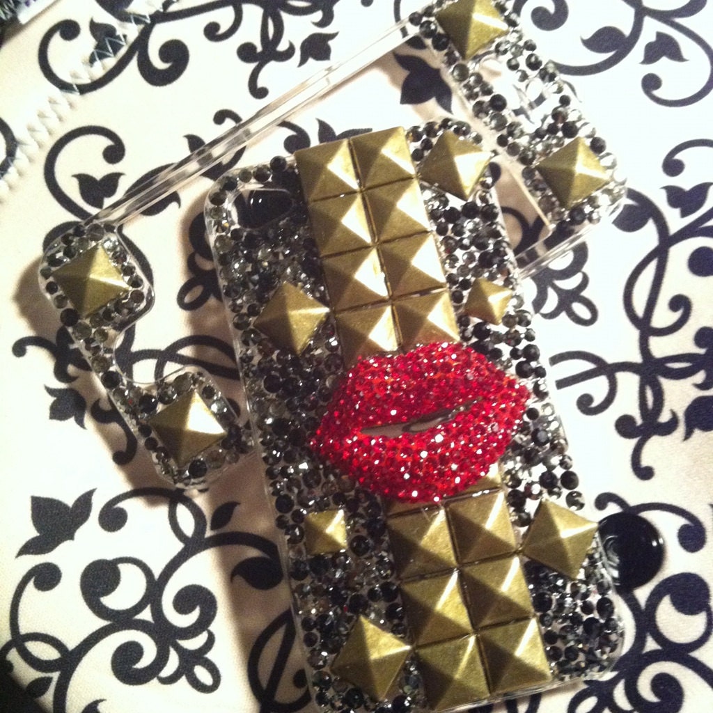 Iphone 4 bling lips case