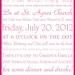 Custom Printable Wedding Rehearsal Dinner Invitation