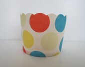 24 Multi Color Big Dot Scalloped Portion Nut Favor Baking Cup Il_170x135