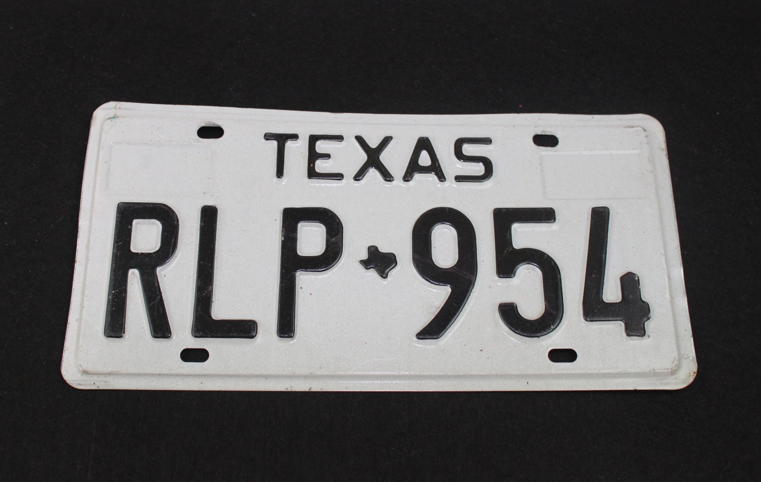 Vintage Texas License Plate