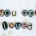 Valentine's day, 11 Magnets Love Letters, Custom Quote, Beach Pebbles, You Are Loved, Inspirational Word or Quote, Gift Ideas, Sea Stones