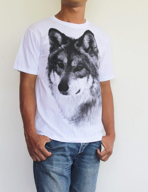 Wolf T- Shirt,Fox T-shirt,Animal screen T-shirt,Men T-shirt,Unisex T-shirt Available In SizeS, M,L,