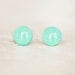 BEACH HOUSE - Stud Earrings - Light Aqua Earrings - Post Earrings - Blue Earrings - Tiny Stud Earrings - Small Jewelry by Ear Sugar