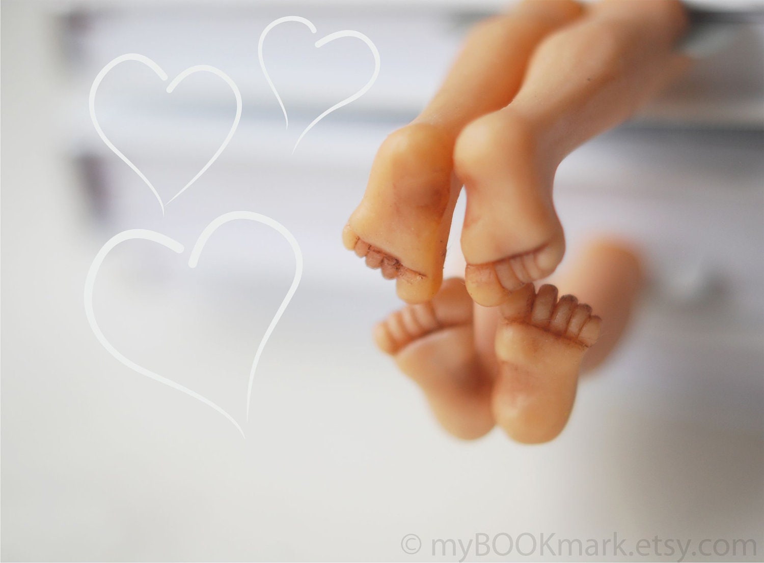 Set of two bookmarks. Bare feet in the book. man and woman. Funny gift. for ,couple ohtteam