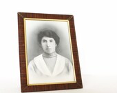 Antique black photo spooky decoration