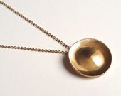 Organic Necklace - Brass or Copper