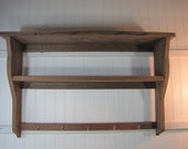 Walnut Prairie Farmhouse Shelf Custom Color