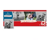 4th of July Facebook  timeline cover - Photoshop Template - E872