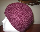 Purple Knit Beanie