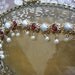 Garnet Turquoise Pearl Rhinestone Vintage Bracelet