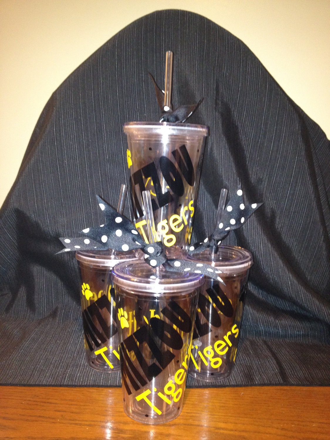 Personalized Tumblers 16 oz w/straw BPA Free College, Sorority, Teacher, Birthday, Holiday, Bacherlorette, Bridal