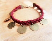 Suede Charm Bracelet