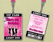 Personalised Disco VIP Lanyard Invitations x 10 Il_170x135