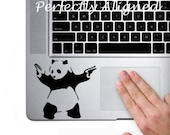 Banksy inspired Panda decal for Macbook Trackpad