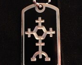 Silent Hill Cult Symbol Dog Tag Necklace