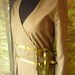 Green linen pagan Avalon gown. Size Medium. Robe dress historical priestess woodland fairy witch moss Pixie ribbon