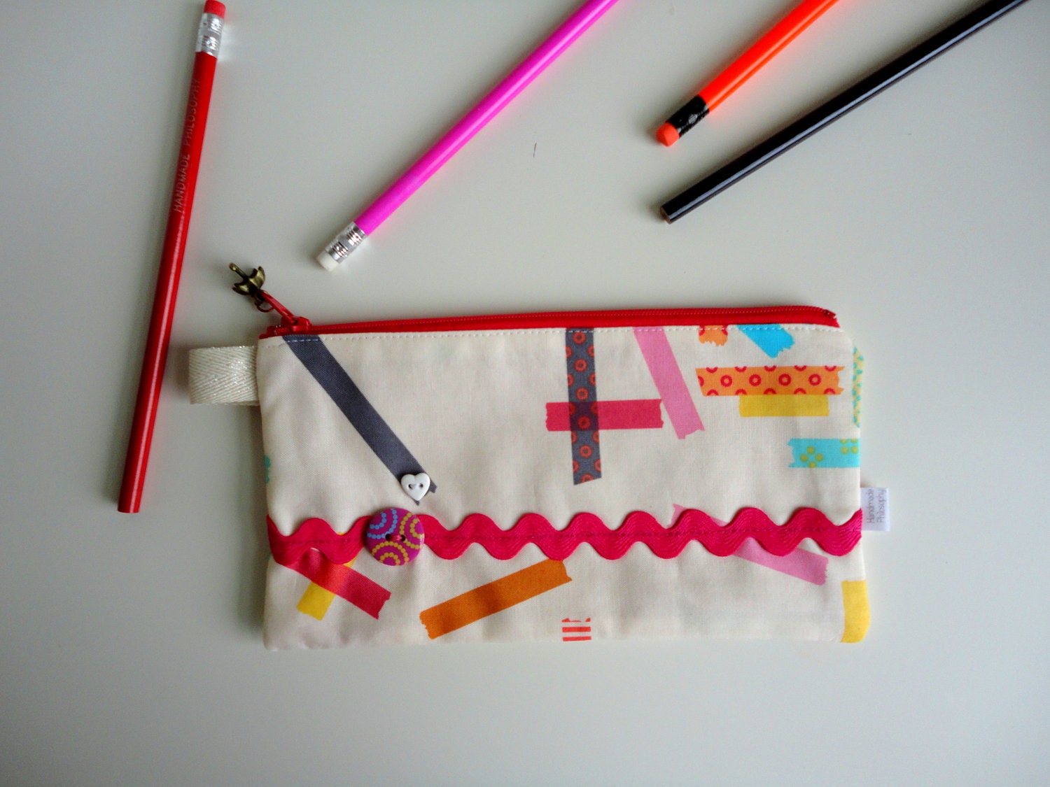 Washi Tape Pencil Case