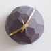 Polyhedra Globe Wall Clock