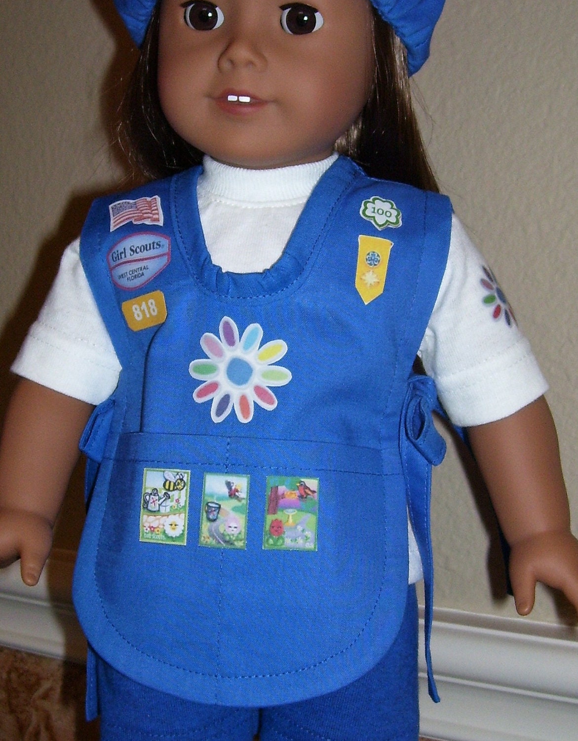 18 Inch Doll Clothes - Daisy Girl Scout Tunic