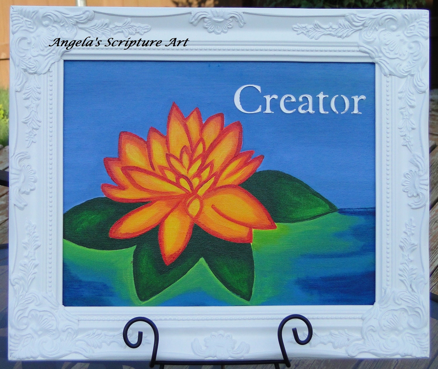 Creator Scripture Wall Art Original Painting