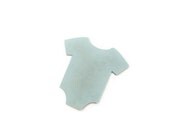 Set of 24 Blue Onesie Die Cuts-Baby Shower tags, Gender Reveal parties