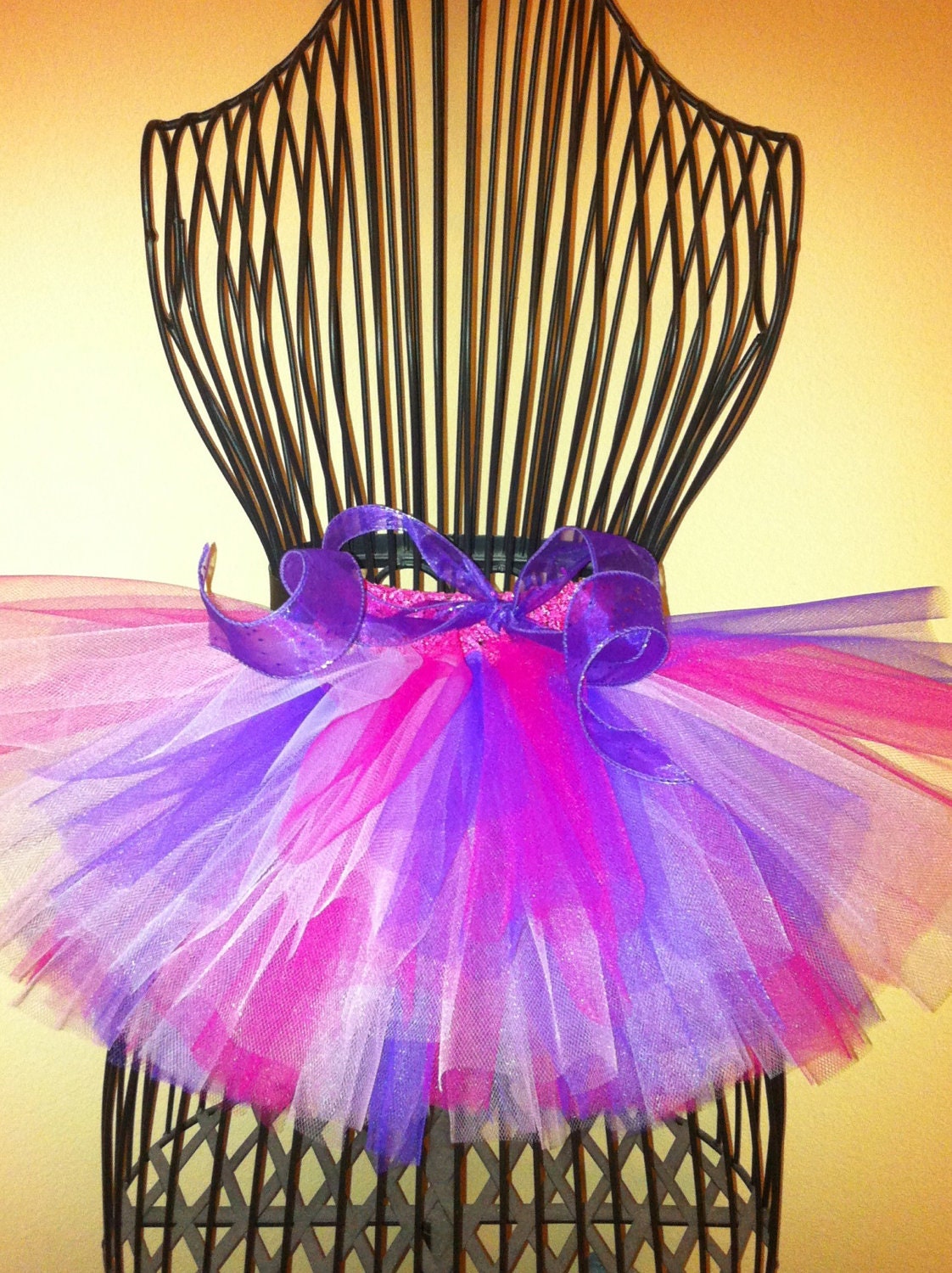 Purples & Pinks with Sparkly Purple Ribbon