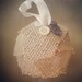 Burlap Christmas Ornament-OAK-Unique-Folk/Rustic Christmas