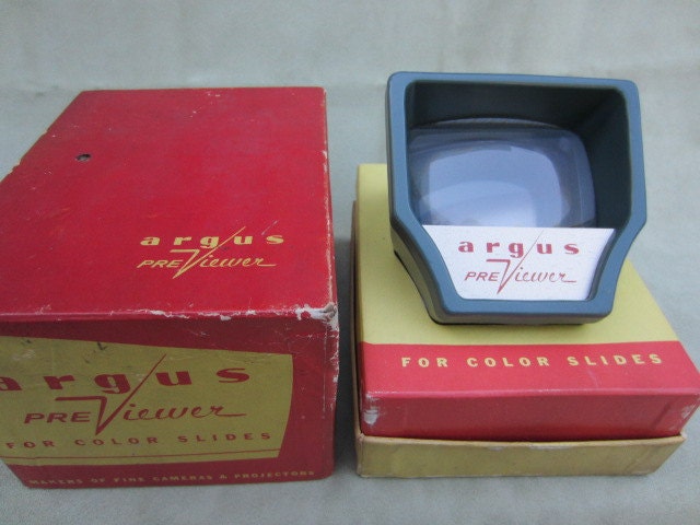 Vintage Argus PreViewer for color Slides in Original Box