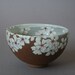 white cherry blossom bowl