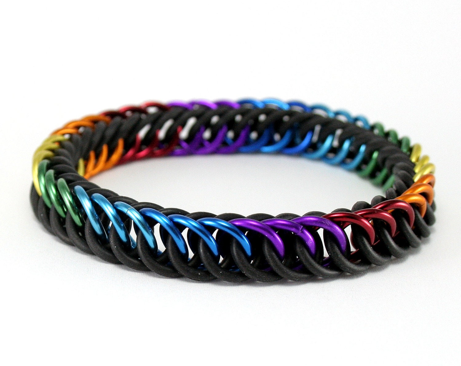 Stretchy Bracelets on Rainbow Stretch Bracelet   Orion S Belt Stretch Chainmail Bracelet
