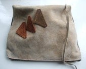 Up cycled zipper pouch / purse / small clutch - norabags