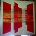 Vintage Art Port signed dated by Artist Retro Art Titled 'Port' 1973 numbered 139 of 150
