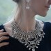 Anna Karenina- Breathtaking swarovski rhinestones statement necklace - ready to ship