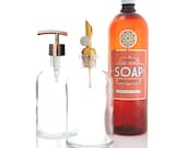HAVEN Soap Dispenser Set / Sweet Orange & Spice Castile Soap