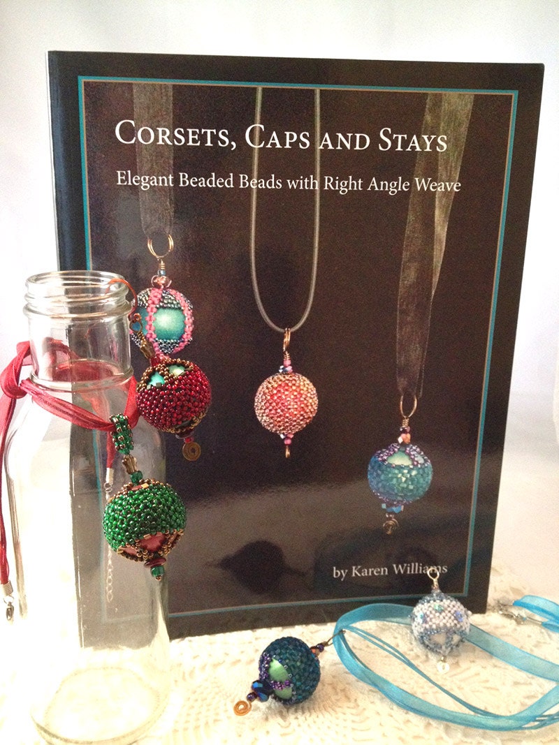 Elegant Beaded Beads Book and Kit Package Set