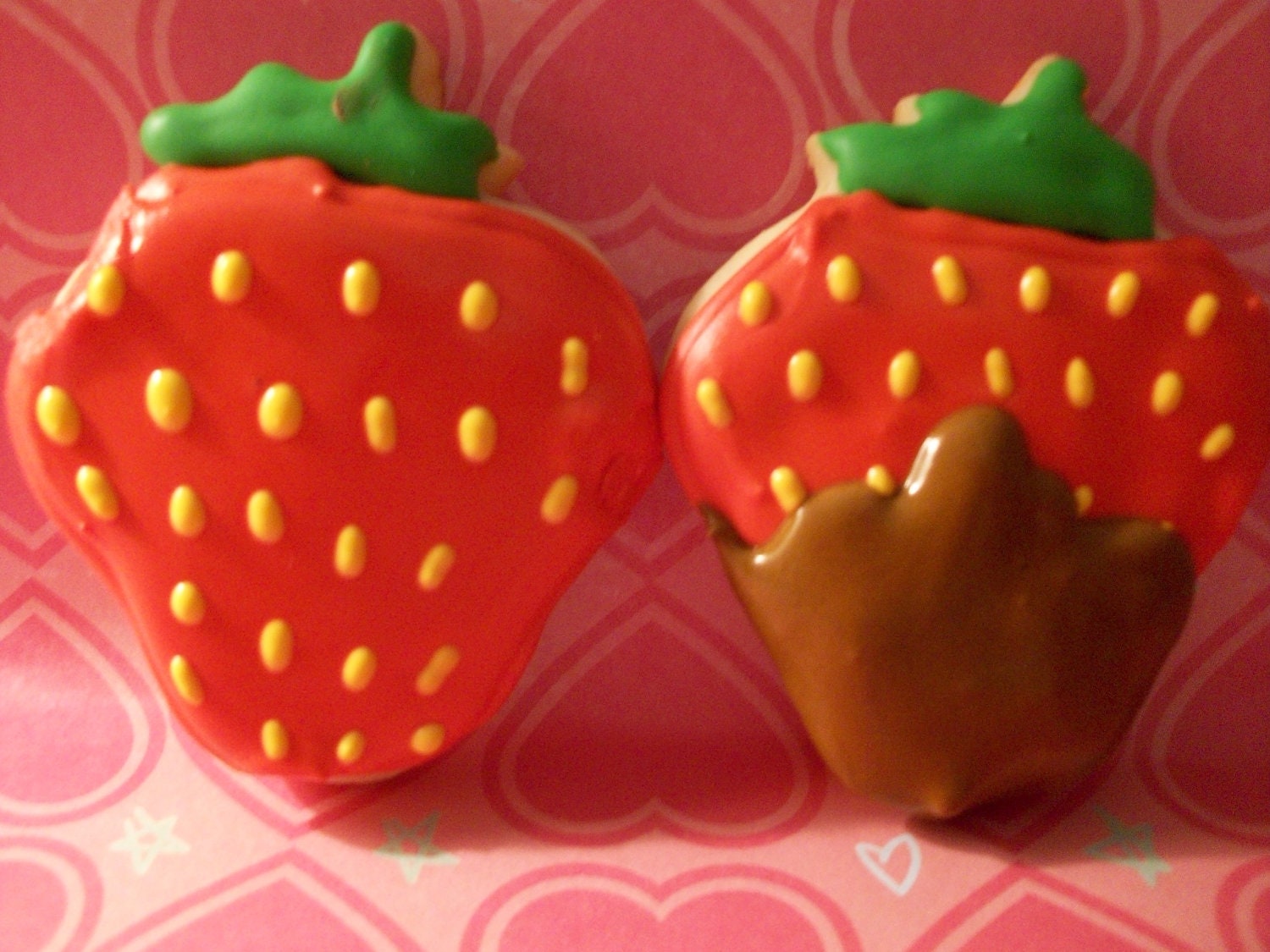 Strawberry Cookie Favors (2 Dozen)