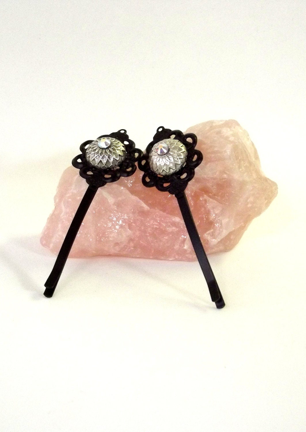 Bobby Pin Set, Hair Jewelry, Art Deco Style, Vintage Inspired