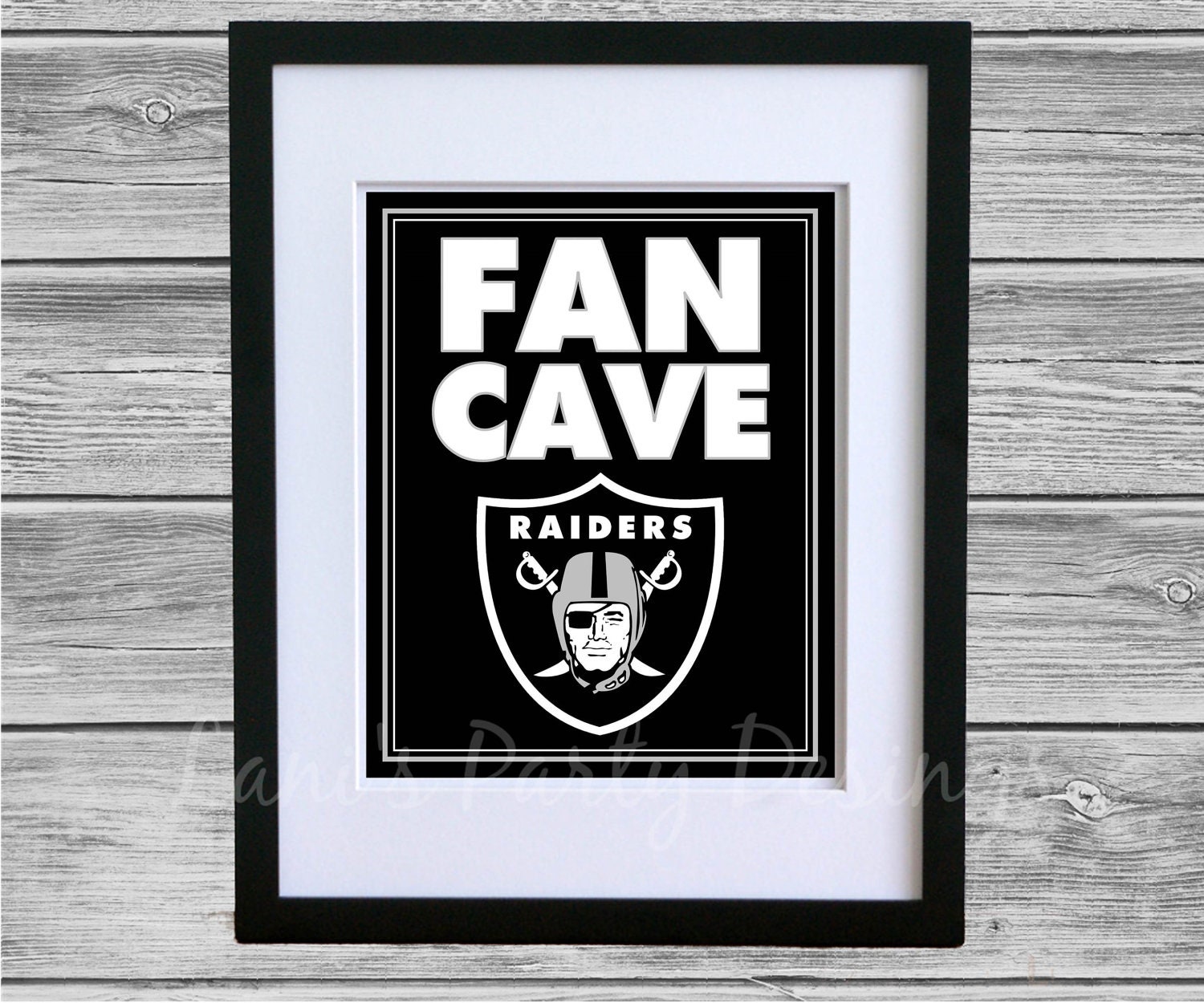 ANY NFL TEAM - Fan Cave, Boy Cave or Man Cave Saints 8"x10" print