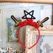 Goth Red Rose Flower Crown