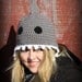 Crochet Shark Hat/Ready to Ship