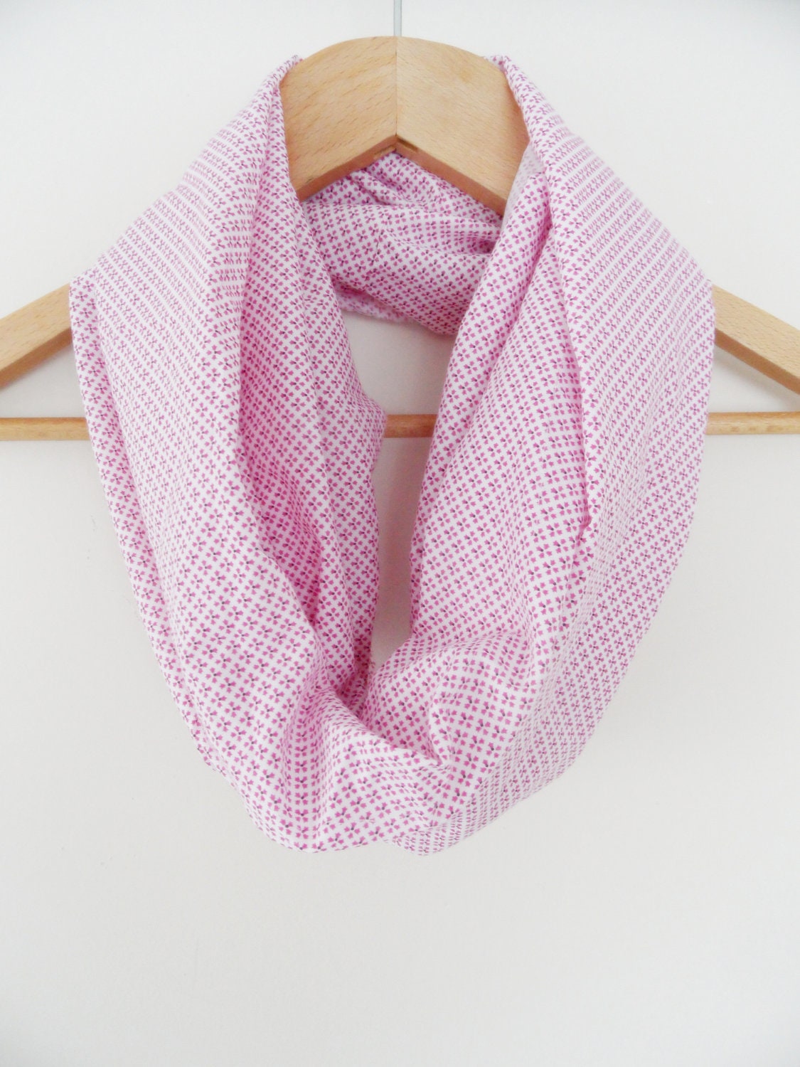 pink scarf, infinity scarf, cotton scarf, winter, neckwarmer