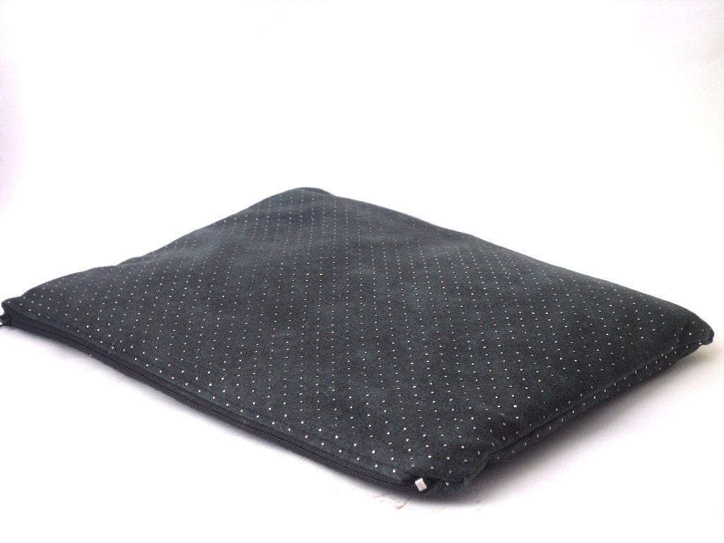 Clutch purse, Charcoal grey, iPad case, iPad sleeve, Ipad cover