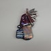 Dichroic Fused Glass Fairy Pendant