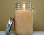 Amish Harvest Candle in Mason Jar, Soy Candles